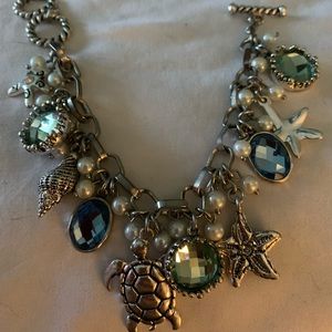 Beachy charm bracelet